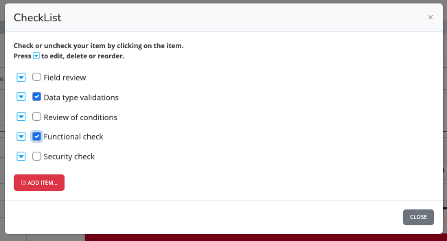 checklist
